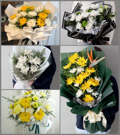 广东肇庆市广宁县潭布镇严垌村白事花束代送